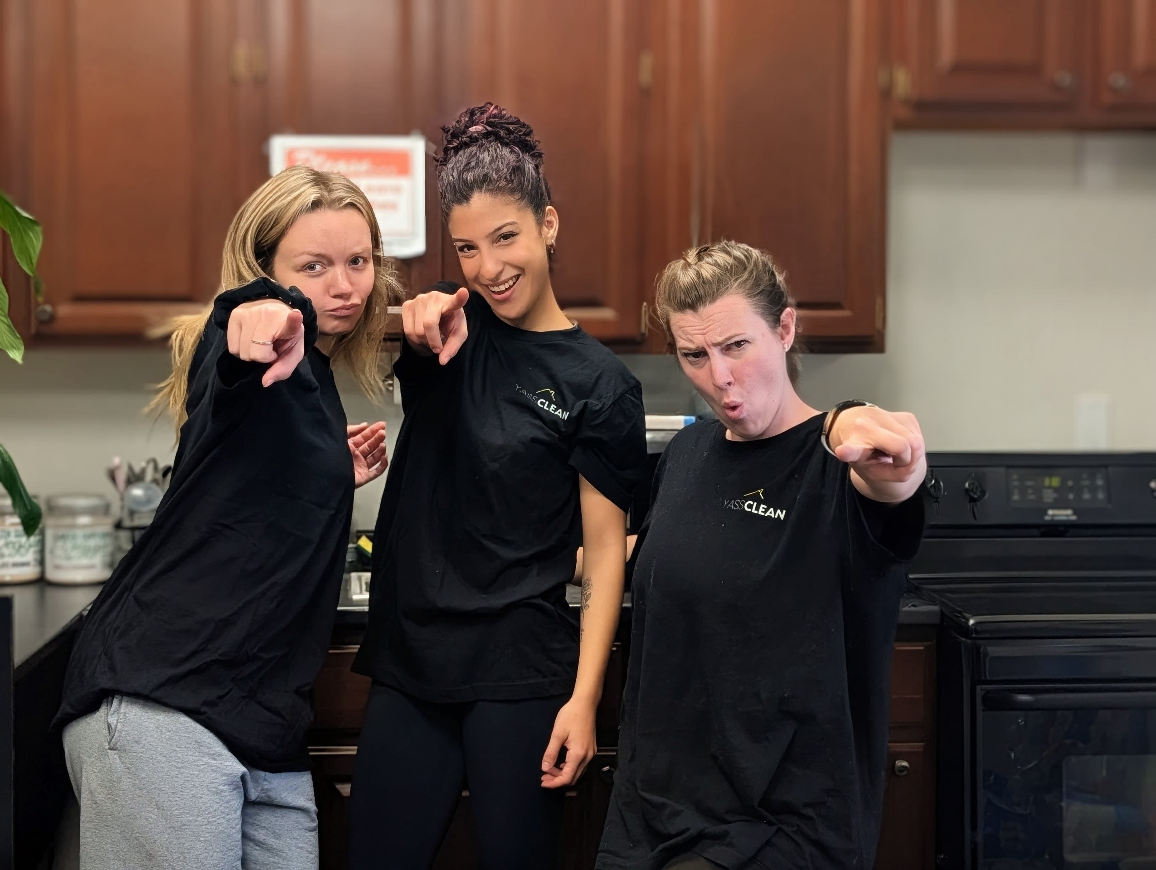 The YassClean team ready to tackle your home